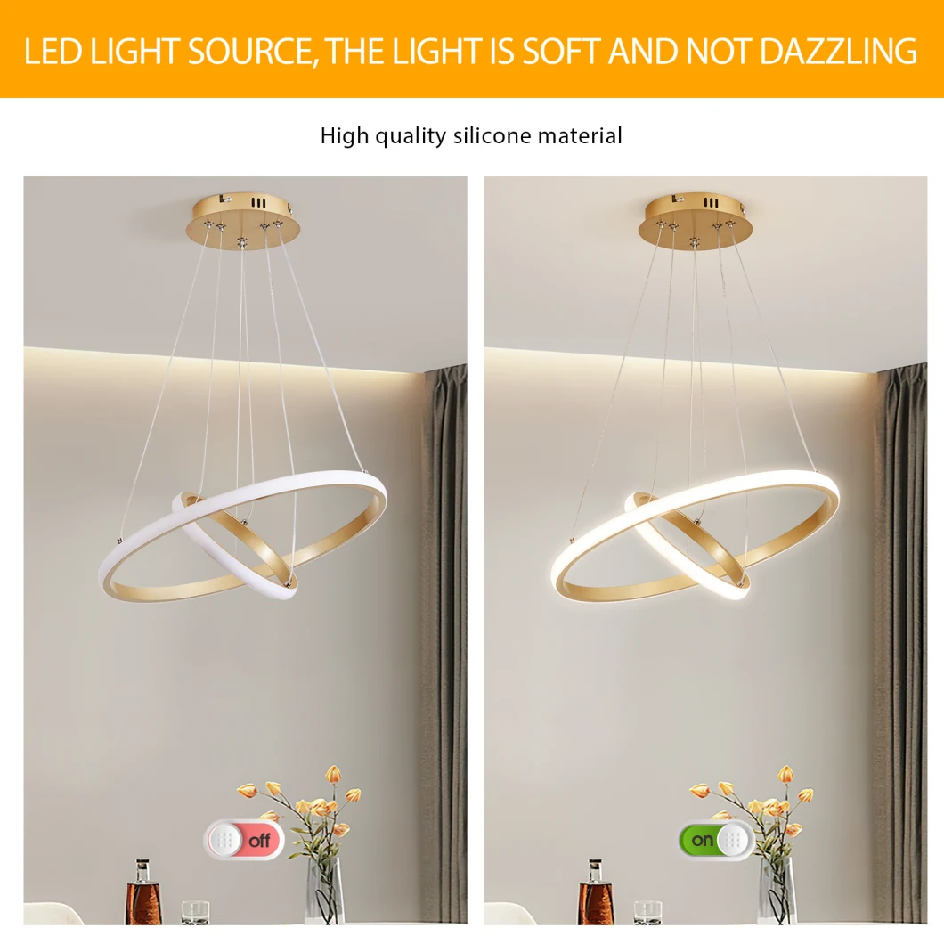 Luz LED LED Light Ceiling Lamp Modern Simple Design for Apartment Living Room