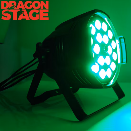Dragonstage 180W/216W/270W 18X10W 4in1 Large Plastic Shell DJ Professional Indoor Lighting Best Price RGBW+UV 18 LED PAR Lights