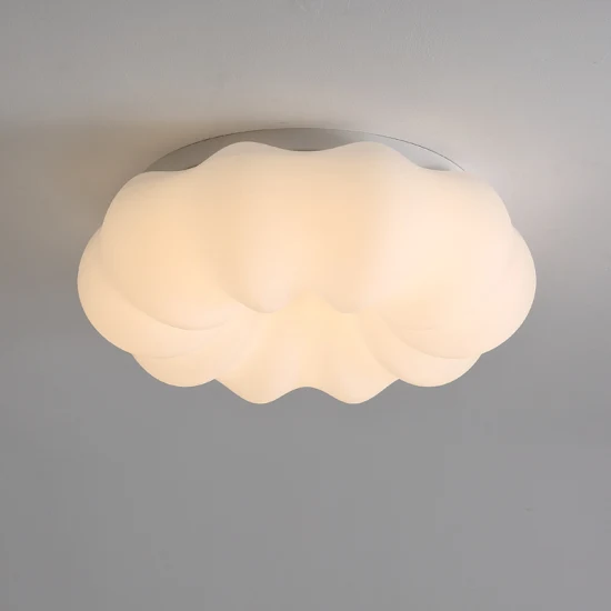 Nuage Blanc Européen Protection Des Yeux Lampe LED Creative Simple Salon Moderne Enfants' S Chambre Plafonnier Citrouille