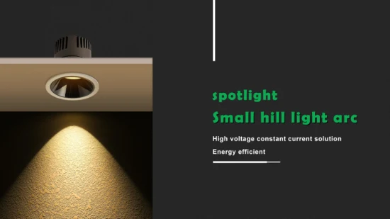 Plafonnier réglable encastré 10W LED Downlight Deep Anti-Glare Spot Light