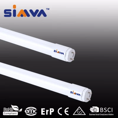 Simva Glass Tube T8 Tube LED 15W (équivalent tube halogène 32W) 1250lm 3000-6500K Icdriver IP20 G13 320degree avec Ce Approuvé