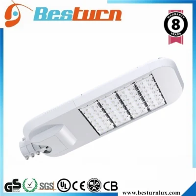 160W LED Street et Parking Light 80-100W HID Remplacement avec boîtier blanc